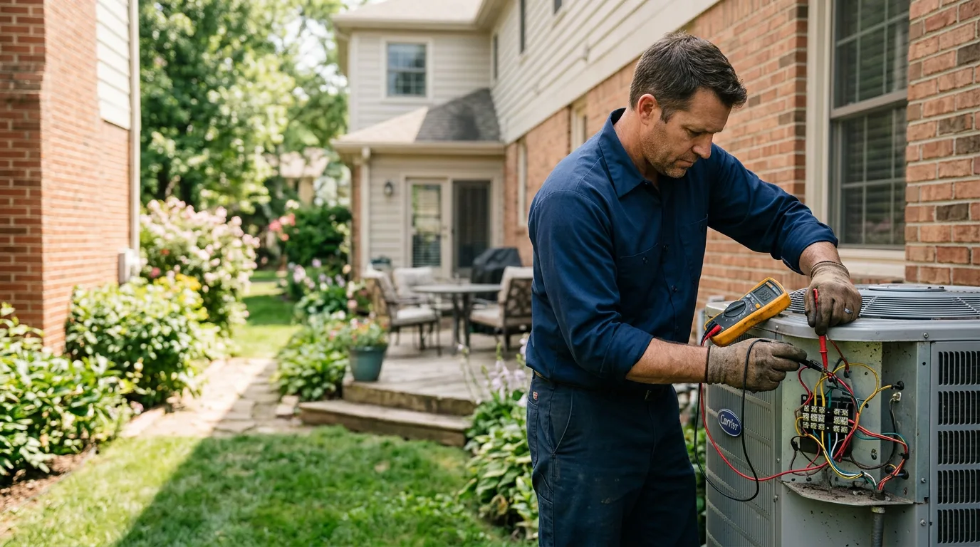 HVAC technician working near Alderpoint, CA